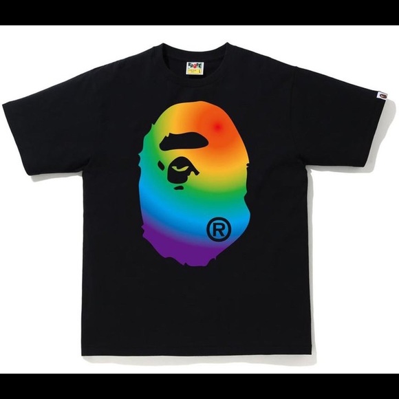 Bape Rainbow Big Head Tee - Picture 2 of 2